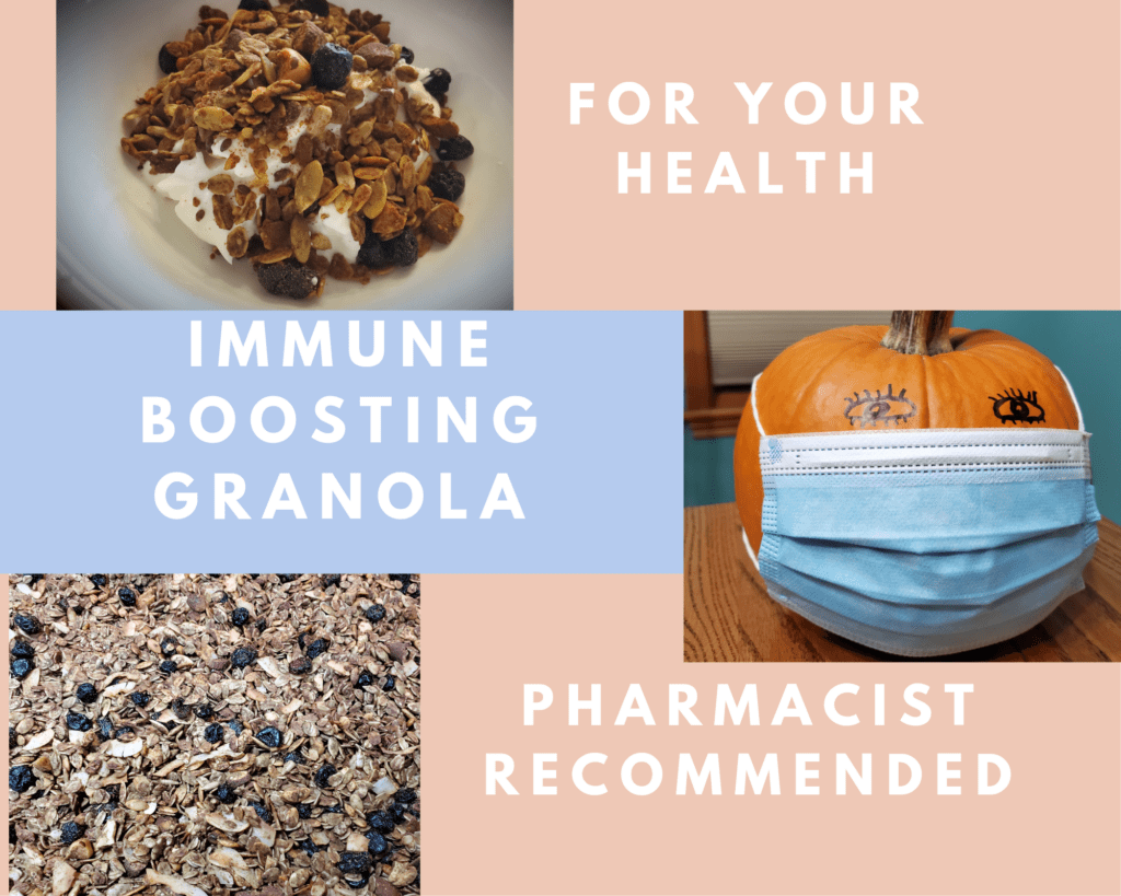 Immune boosting granola pharmacist recommended