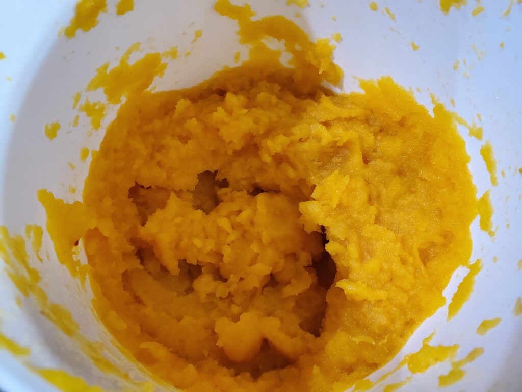 Jack-o'-Lantern puree