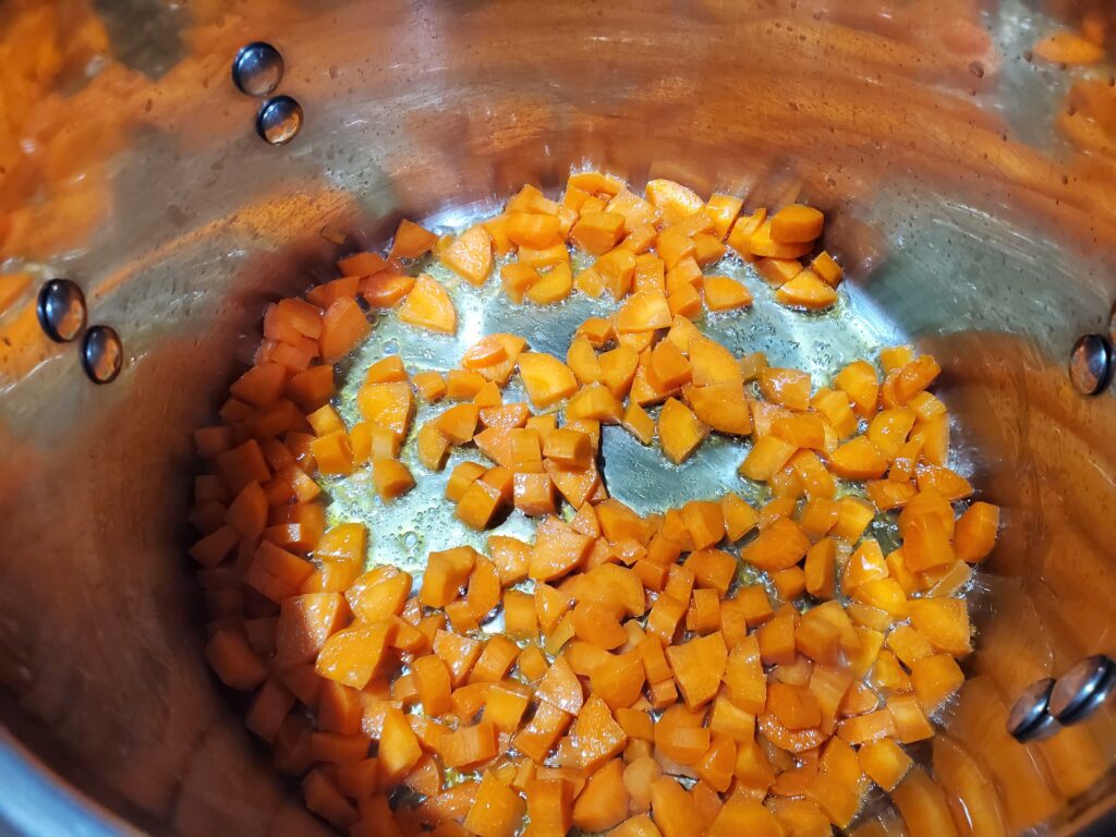 Sauté carrots