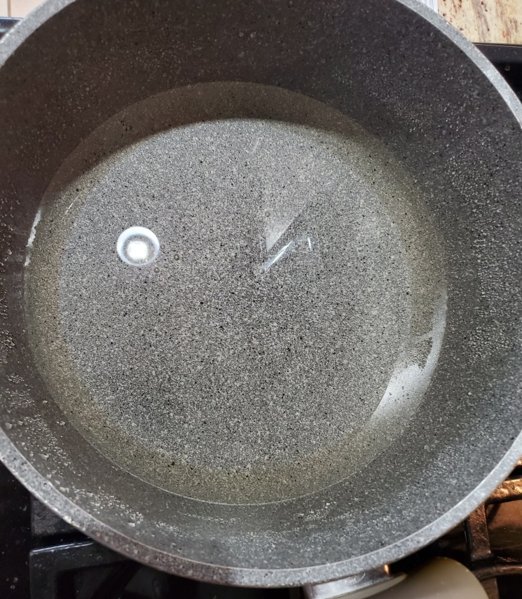pot with water