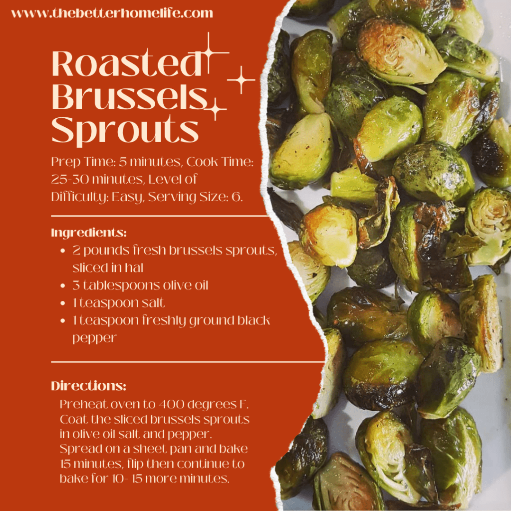 Roasted brussels sprouts recipe