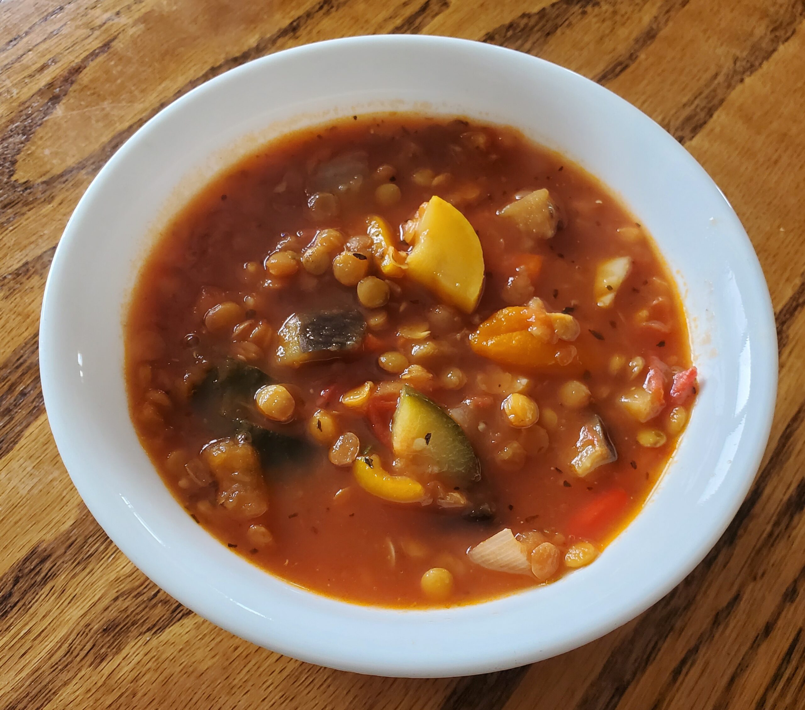 Easy Ratatouille Lentil Soup Recipe - The Better Home Life