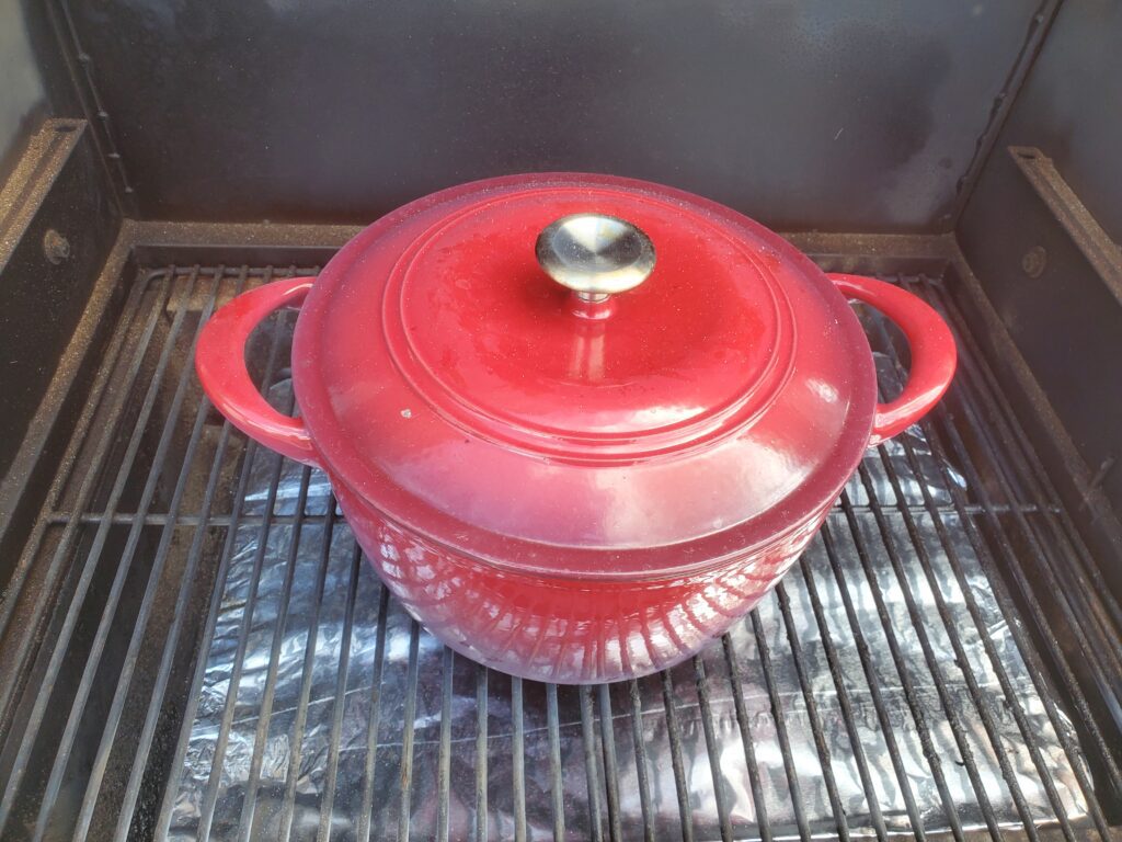 Dutch oven on the Traeger