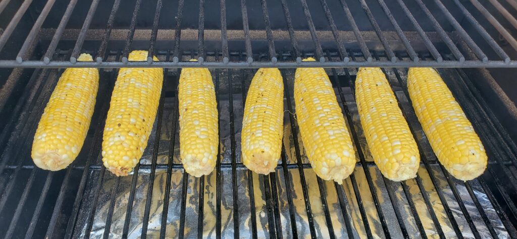 corn on the Traeger