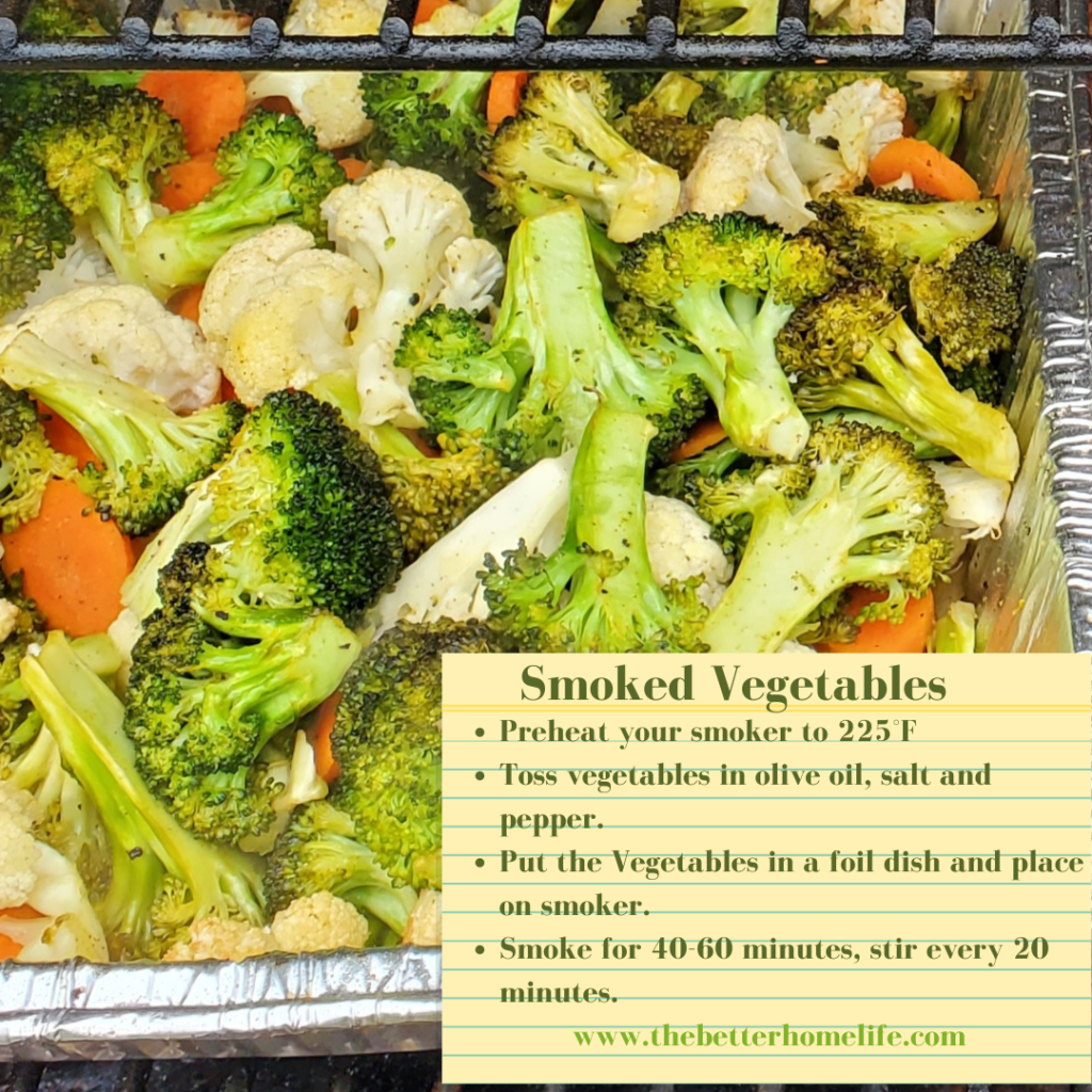 Smoked vegetables