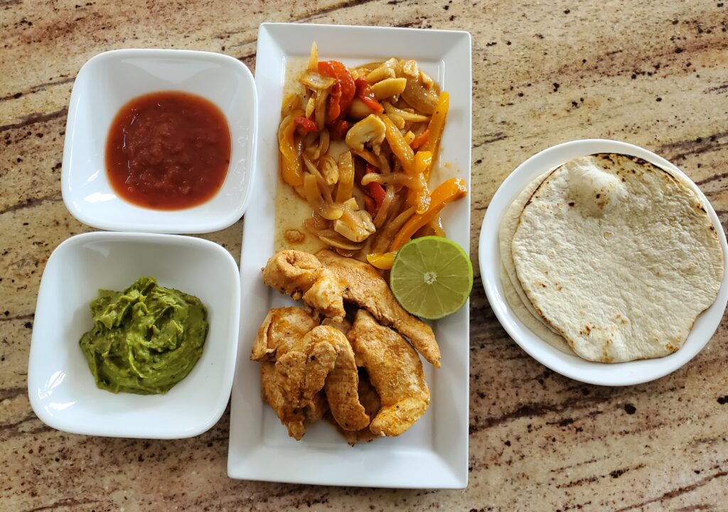 Fajita toppings