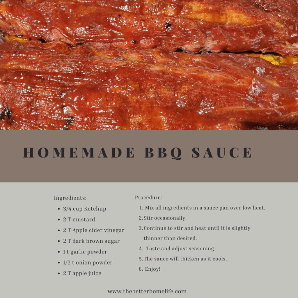 Homemade BBQ Sauce