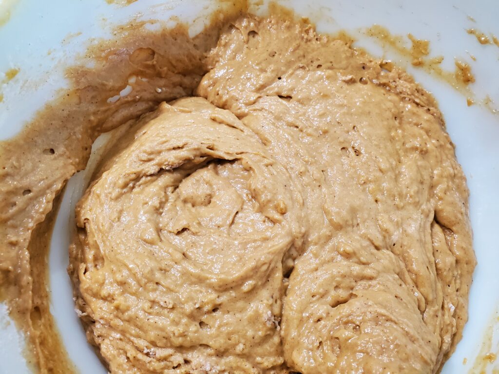 Pumpkin bread batter