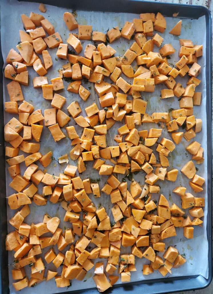 seasoned sweet potatoes