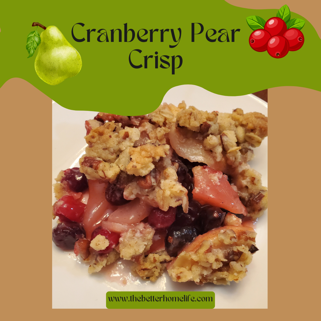 Cranberry Pear Crisp