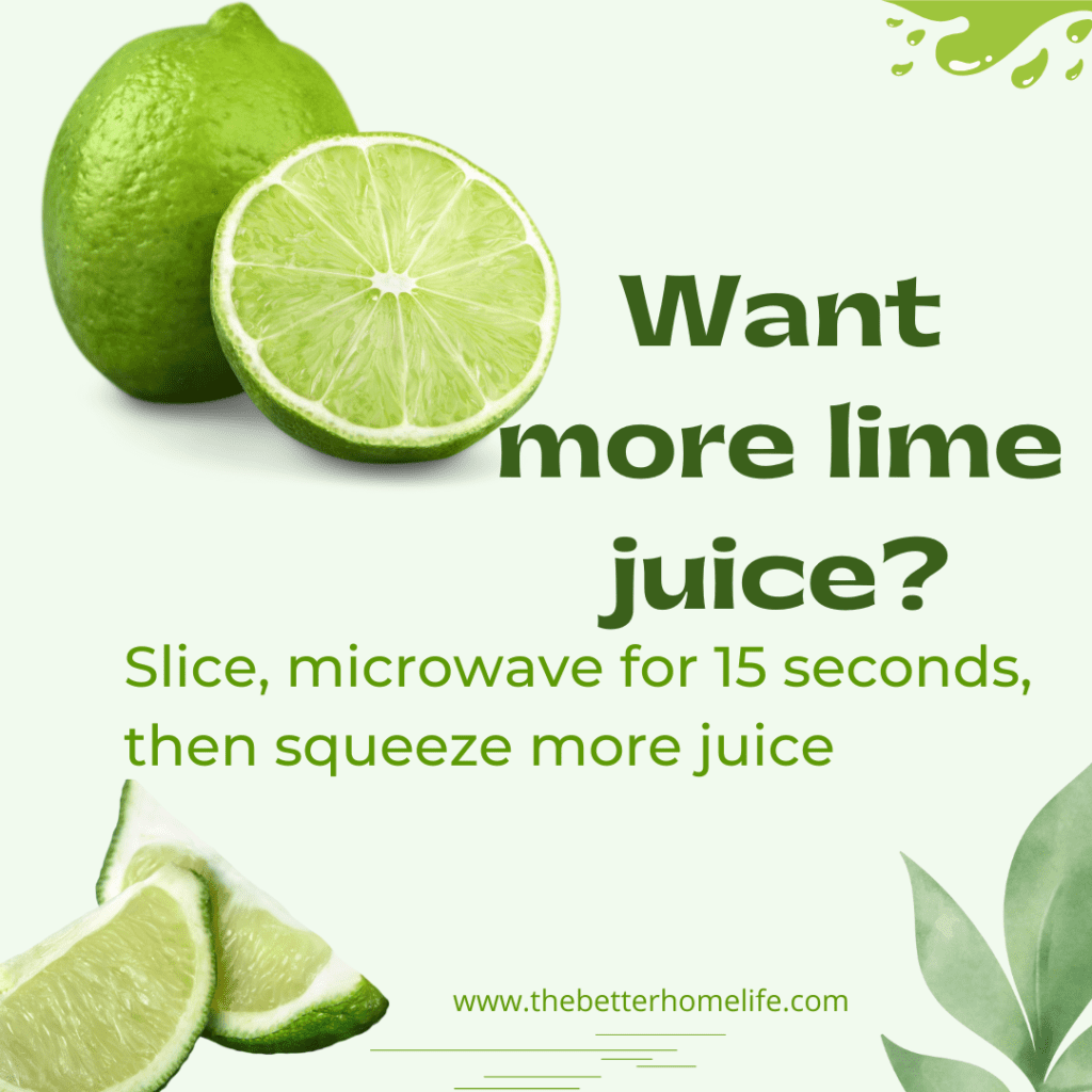 Home to get more lime juice