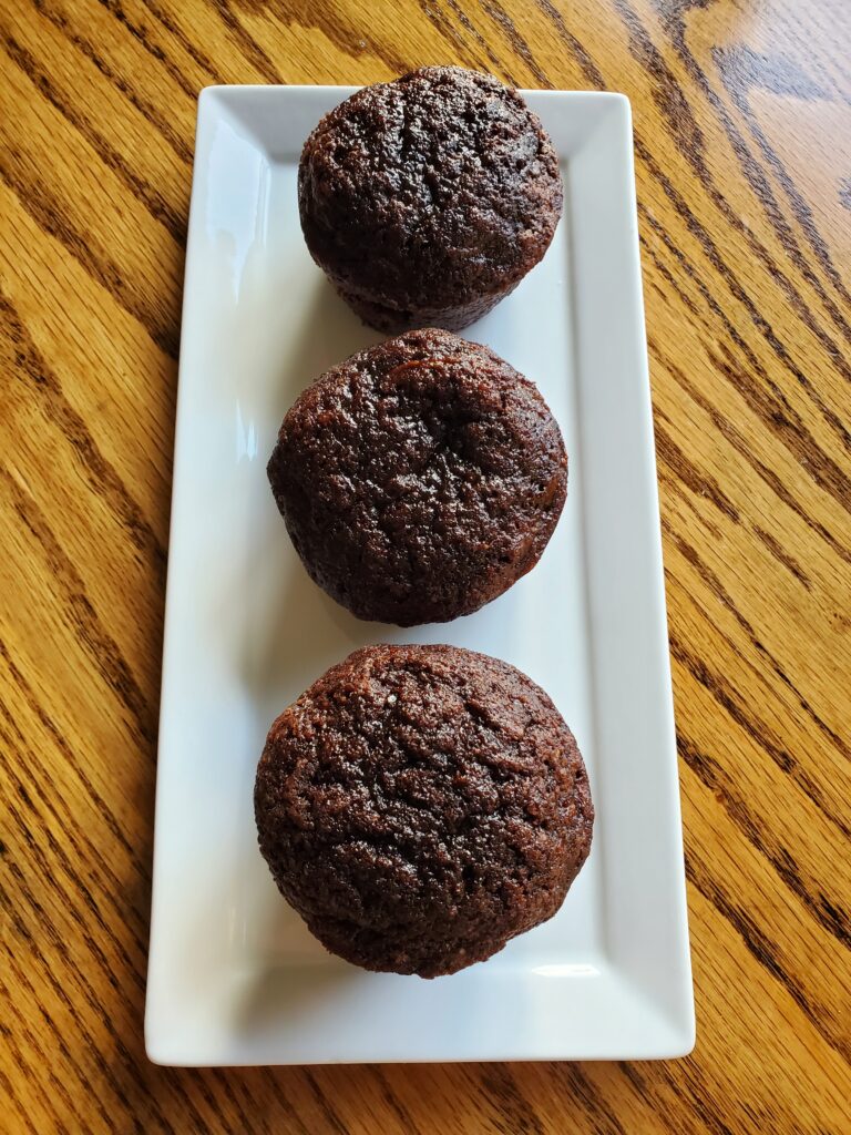 chocolate zucchini muffins