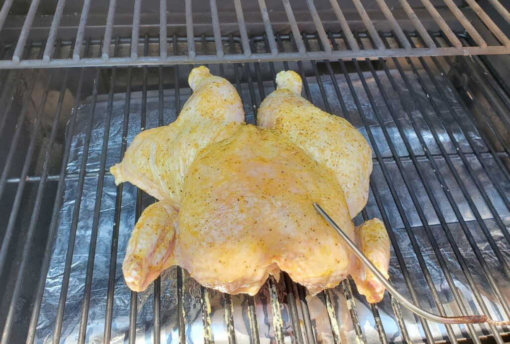 whole chicken on the traeger